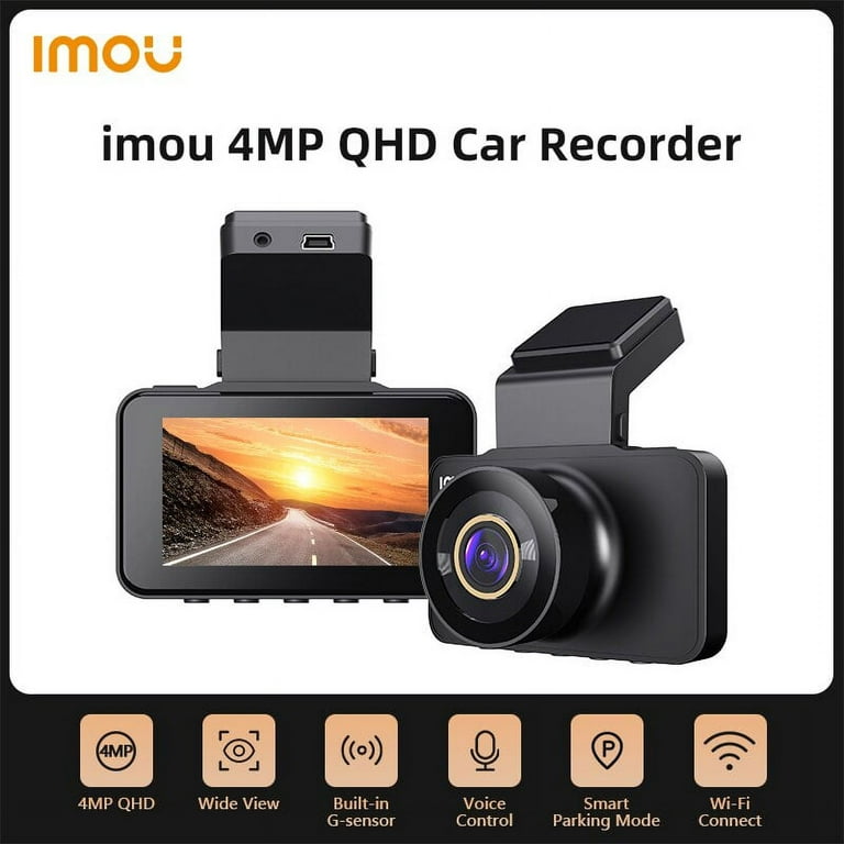 Imou 4MP Dash Cam Car DVR Video Recorder Night Vision Voice