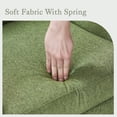 thumbnail image 4 of Dycanpo Modern Linen Accent Chair Armchairs 18.5"H Comfy Living Room for Home Bedroom, Green, 4 of 6