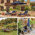 thumbnail image 3 of Classic Accessories Montlake FadeSafe Water-Resistant Patio Lounge Back Cushion, 23 x 22 x 4 inch, Heather Indigo, 3 of 20