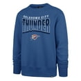 thumbnail image 2 of Unisex '47  Blue Oklahoma City Thunder Brush By Headline Crewneck Sweatshirt, 2 of 3