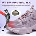 thumbnail image 3 of AUXDIQ Safety Sneakers Women Lightweight Steel Toe Shoes Puncture Proof Industrial Work Trainers, 3 of 6