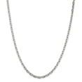 thumbnail image 1 of 925 Sterling Silver 3.95mm Beveled Oval Cable Chain 18 Inch, 1 of 5