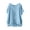 Light Blue, variant on QASIEATN Trendy Essentials Clothing for Women: Pretty Summer Short Sleeve Solid Casual Loose Linen Top Fall Fashion Outfits for Women