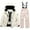 7Pink, variant on lnmuld Girls Winter Solid Color Ski Suit -Lined Windproof Snowboarding Outfit Warm Thermal Snowsuit for Kids Unisex Size:10-12 Years