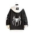 thumbnail image 1 of Chaqueta de mezclilla con estampado del logotipo de Spider-Man de Marvel, 1 of 1