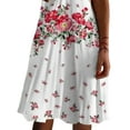 thumbnail image 4 of Gvmfive Womens Lace V Neck A-Line Dress Casual Floral Print Loose Tank Dress, 4 of 6