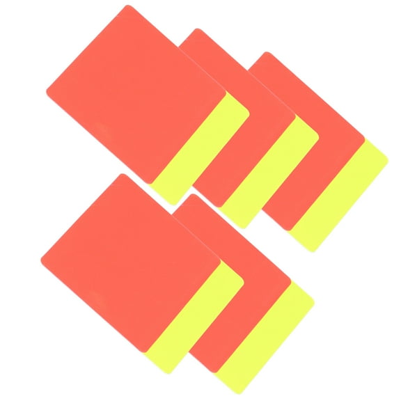 Referee Penalty Cards, 5Set Football Red And Yellow Card Sports Cards Set Football Referee Card Set For Soccer For Sport Referee