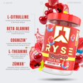 thumbnail image 3 of Ryse Up Supplements Loaded Pre-Workout Powder Official Ring Pop® Cherry Flavor | Fuel Your Greatness, Pump, Energy Strength, 438 Gram (Pack of 1), 3 of 11