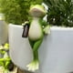 thumbnail image 3 of Divertidas figuras de macetas con forma de bebedero para jardineras, divertidas estatuas colgantes para bebederos, macetas y jarrones, decoraciones para macetas, lindas ranas decorativas. Un helicópte, 3 of 3