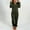Army Green, variant on Womens One Piece Pajamas Casual Comfort Long Sleeve One Piece Onesies Pajamas Fall Winter Rompers Sleepwear Loungewear with Pockets