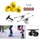 thumbnail image 5 of Aleación Skateboard camión 7 pulgadas ABEC-11 rodamiento Longboard Skate Board rueda llave reparación ensamblaje multiherramientas ensamblar Amarillo plateado Baoblaze Ruedas De Camiones De Skate, 5 of 8