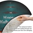 thumbnail image 2 of GZHJMY Dark Pumpkin Halloween Christmas Tree Mat, Round Christmas Tree Stand Mat Decoration for Holiday Party Home Christmas Day Ornaments Floor Door, 28.3", 2 of 6
