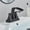 Black, variant on Black Basin Faucet Dual Handle Deck Mounted Bathroom Crane Waterfall Brass Bathroom Chrome Tap Hot Cold Water Mixer Taps