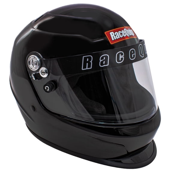 RaceQuip 2260096RQP Pro Youth Auto Racing Helmet SFI 24.1 Black One Size Fits All