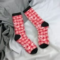 thumbnail image 5 of Zufioo valentine day with heart Thigh High Socks,Knee High Socks For Women and men,Over the Calf Tube Socks.Athletic Socks, 5 of 6