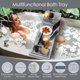 thumbnail image 2 of Bandeja para bañera BESHOF plegable de bambú con soporte para copas de vino, 2 of 7