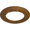 thumbnail image 3 of Ekena Millwork 12 1/4"OD x 7 1/2"ID x 7/8"P Roped Medway Ceiling Medallion (Fits Canopies up to 7 1/2"), Hand-Painted Smokey Topaz, 3 of 6