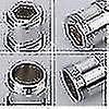 thumbnail image 3 of 2 paquetes Adaptador de grifo de latón, conector de aireador de grifo macho a macho NPT de 22 mm para grifo de lavabo Purificador de agua Aireador (m20 -, 3 of 4