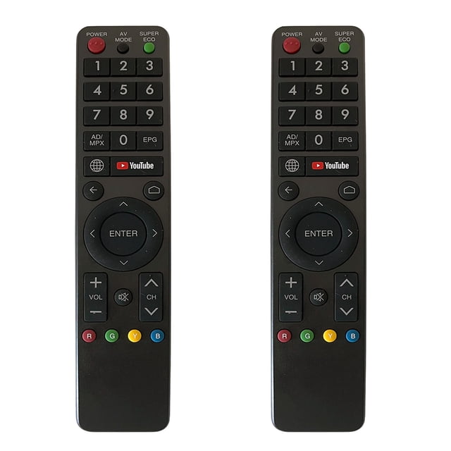2X Control Remoto de TV IR-289 para Sharp IR-289 Control Remoto de TV Inteligente Por Infrarrojos Adecuado para la Misma Forma