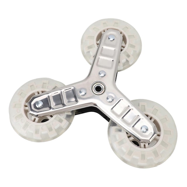 Roue d'escalier de rechange silencieuse et rotative pour chariot pliable