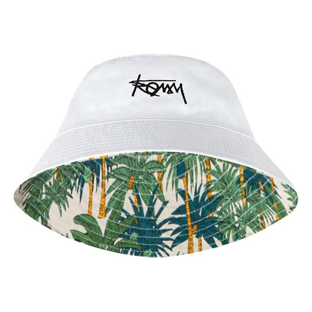 Jumpingount Sombrero ligero para máxima comodidad y protección solar Sombrero de pescador blanco Sombrero de pescador negro Sombreros de pescador Sombreros Blanco - Hojas Talla única