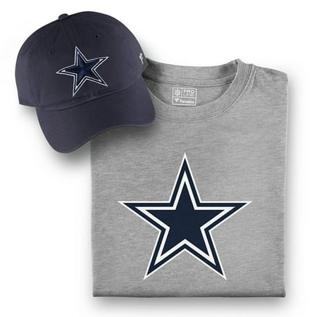 Dallas Cowboys NFL Pro Line by Fanatics Branded T-Shirt and Hat Bundle -