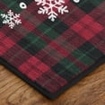thumbnail image 2 of Mohawk Home Prismatic Let It Snow Plaid Red Contemporary Theme Christmas Precision Printed Scatter, 1'6"x2'6", Red, 2 of 6