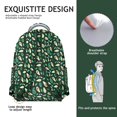 thumbnail image 4 of Cute Avocado Students Backpack Healthy Avocado Fruit School Bag with Fresh Avocado Pattern, Comfortable and Durable, 4 of 5