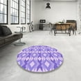 thumbnail image 4 of Ahgly Tapis Rectangulaire Lavable en Machine Intérieur Transitionnel Aztech Violet, 3 Pieds x 5 Pieds, 4 of 7