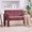 Wine Red, variant on Modern Loveseat Sofa Comfy Upholstered 2-Seater Sofa Small Love Seat Accent Couch for Living Bedroom Leisure Areas