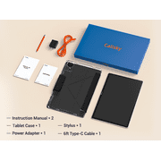 Callsky 14.1 Tablet, Android 15, LTE, 16GB RAM, 256GB, FHD+, Leather Case & Stylus