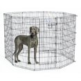 thumbnail image 1 of Midwest Homes for Pets Stylo d'Exercice pour Animaux de Compagnie avec Porte à Verrouillage Max, 48 Pouces, Noir, 1 of 1