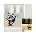thumbnail image 2 of Autocollant Smiley, Sticker Mural Amusant pour WC, Salle de Bain, Cuisine, PVC, 1 Couleur, Taille Unique, 2 of 4