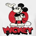 thumbnail image 3 of Mickey & Friends - Mickey Heritage - Juniors Cropped Cotton Blend T-Shirt, 3 of 5