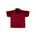 thumbnail image 3 of Chandrakala Kids Silk Blend Shirt With Kasavu Mundu Dupatta Set for Boys Indian Traditional Party Wear Bollywood Style Wedding Dress,1-2 Years Maroon-101 (KB101MAR2), 3 of 5