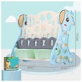 thumbnail image 1 of Estante para libros para niños, estante para libros para niños, estante para libros de dibujos animados, organizador, estantería para niños, integración perfecta, 1 of 7