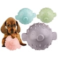 thumbnail image 1 of Flmtop Pet TPR Puzzle Chewing Biting Resistant Vocal Ball Toy Dog Grinding Training Grey, 1 of 8