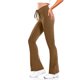 thumbnail image 2 of TaTaai Women's Plus Size Blue Yoga Pants High Waisted Solid Full Length Leggings Stretchy Non-See-Through Gym Workout Fitness Lounge Gift, 2 of 8