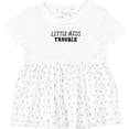 thumbnail image 3 of Inktastic Little Miss Trouble Girls Baby Dress, 3 of 5