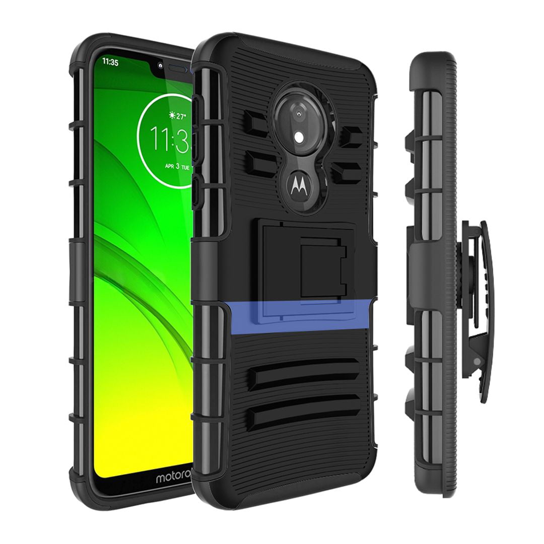 Compatible for Samsung Galaxy A80 Case with Tempered Glass Screen Protector Belt Clip Holster Defender Rugged Shock Proof Armor Heavy Protection Phone Cover w/Magnetic Mount Plate Black 