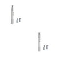 thumbnail image 3 of Vogacara Cortapelos Unisex para la cara y la nariz, recortadora recargable por USB, herramienta de eliminación de seguridad para el baño, salón Blanco Tipo 2 2piezas Vogacara CBP376588, 3 of 5