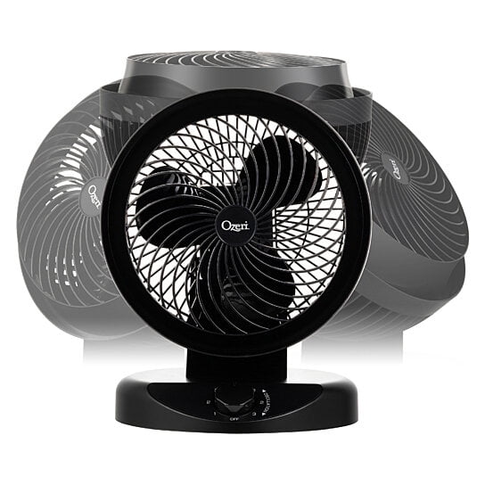 Mini Portable Super Battery Operated Dual-Motor 350 Rotating Fan Outdoor 