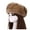 Brown, variant on Womens Faux Fur Headband Winter Earwarmer Earmuff Hat Ski Winter Windproof Hat Riding Hat