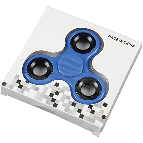 Hand Spinner Blue Spinning Fidget Toy for Focus and Hand Eye - Walmart.com