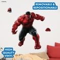 thumbnail image 2 of Marvel Captain America: Brave New World Red Hulk Wall Decal - 23" Avengers Hulk Vinyl Stickers for Bedroom Bathroom Decor - Peel and Stick Room Decorations, 2 of 7