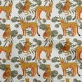 thumbnail image 1 of oneOone Polyester Spandex Olive Green Fabric Tropical Leaf With Animal Sewing Fabric By The Yard Printed Diy Clothing Sewing Supplies 56 Inch Wide, 1 of 4