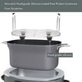 thumbnail image 4 of Roast and Steamer Rack Compatible with Ninja Foodi Possible Cooker Pro 8.5 Quart MC1000, MC1001, MC1010 Slow Cooker Crock, Ninja Possible Cooker Pro Accessories with Silicone Feet & Handles, 4 of 7