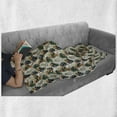 thumbnail image 5 of Hibiscus Soft Flannel Fleece Throw Blanket, Tropical Flowers in Real Life Tones, Cozy Plush for Indoor and Outdoor Use, 50" x 60", Multicolor, by Ambesonne, 5 of 5