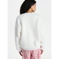 thumbnail image 3 of No Boundaries Sleepwear Teddy Fleece Pullover, Lightweight, Women’s, 3 of 5
