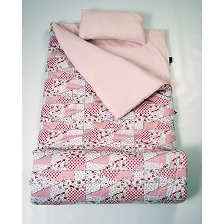 Soho Slumber Bag For Kids Pretty In Pink With Pillow And